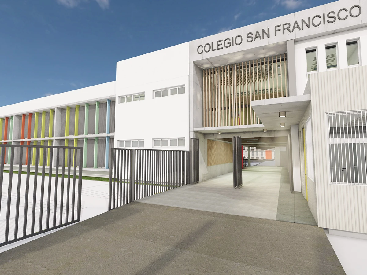 Pabellón aulas y patio cubierto - Imagen 2